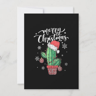 Vrolijk kerstcadeautje met Santa Hat Light Funny Kaart