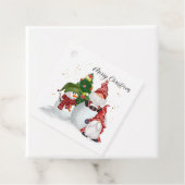 Vrolijk kerstcadeautje met Snowmen Gift labels (In situ)