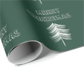 Vrolijk kerstcadeautje Verpakkend papier Groene &  (Rol Hoek)