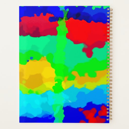 Vrolijk kerstcadeautje voor inkt Abstract Planner (Achterkant)