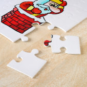 Vrolijk kerstcadeautje voor kerstkerstkerstkerstke legpuzzel (Zijkant)