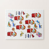 Vrolijk kerstcadeautje voor kerstkerstkerstkerstke legpuzzel (Horizontaal)