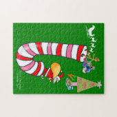 Vrolijk kerstcadeautje voor kerstkerstkerstkerstke legpuzzel (Horizontaal)