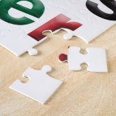 Vrolijk kerstcadeautje voor kerstkerstkerstkerstke legpuzzel (Zijkant)