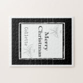 Vrolijk kerstcadeautje voor kerstkerstkerstkerstke legpuzzel (Horizontaal)