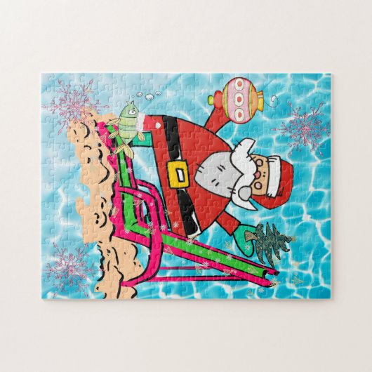 Vrolijk kerstcadeautje voor kerstkerstkerstkerstke legpuzzel (Horizontaal)