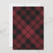 Vrolijk kerstcollage rood geplakt fotokaart kaart (Achterkant)