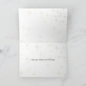 Vrolijk kerstdansers PERSONALISEERD Feestdagen Kaart (Binnen)