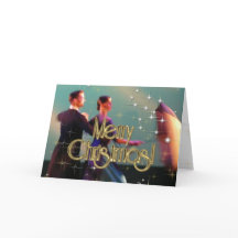 Vrolijk kerstdansers PERSONALISEERD