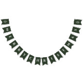 Vrolijk kerstdecor eenvoudig modern vlaggetjes (Alle)