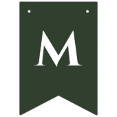 Vrolijk kerstdecor eenvoudig modern vlaggetjes (Tweede vlag)