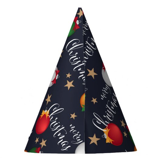 Vrolijk kerstdecoratie | FEESTDAGEN Feesthoedjes (Achterkant)