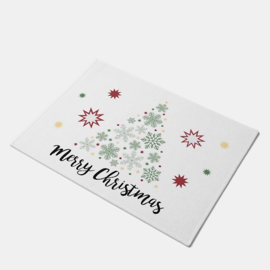 Vrolijk kerstdeurmat deurmat (Schuin)