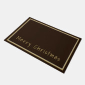 Vrolijk kerstdeuromat deurmat (Schuin)