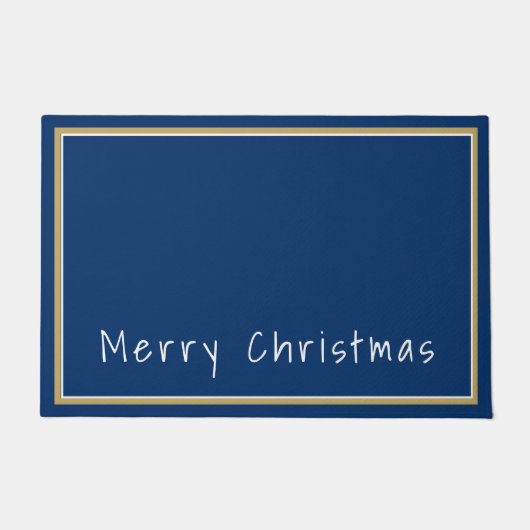 Vrolijk kerstdeuromat deurmat (Voorkant)