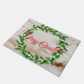 Vrolijk kerstdeuromat deurmat (Schuin)