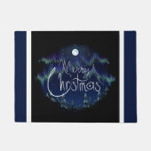 Vrolijk kerstdeuromat - Donker Deurmat (Voorkant)