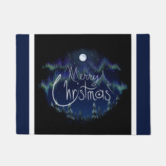Vrolijk kerstdeuromat - Donker Deurmat