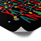 Vrolijk Kerstdier Vuile Ya Xmas Familie Pajam Poster (Hoek)