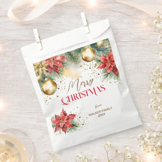 Vrolijk kerstdiner bedankzakje (Geknipt)