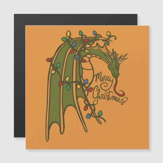 Vrolijk kerstdragon Geek Feestdagen (Voorkant / Achterkant)
