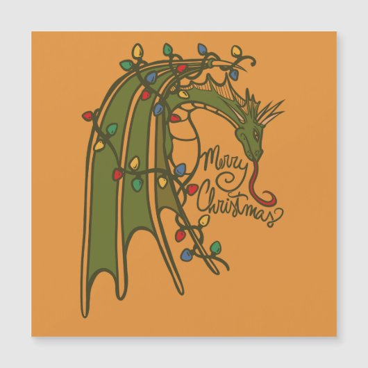 Vrolijk kerstdragon Geek Feestdagen (Voorkant)