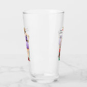 Vrolijk kerstelfje glas (Links)