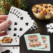 Vrolijk kerstetui Vakantie Stand Honden Pokerkaarten (Insitu)