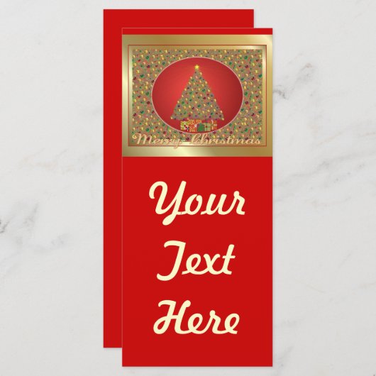 Vrolijk kerstfeest (Voorkant / Achterkant)