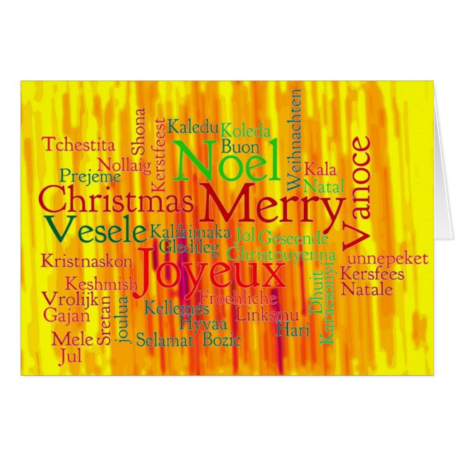 Vrolijk kerstfeest (Voorkant Horizontaal)