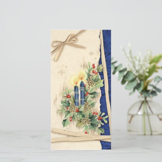 Vrolijk kerstfeest  (Staand voorkant)