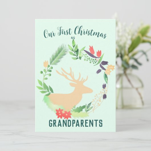 Vrolijk kerstfeest (Staand voorkant)