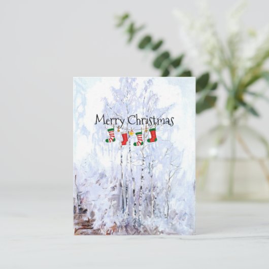 Vrolijk kerstfeest (Staand voorkant)