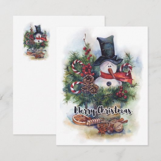 Vrolijk kerstfeest (Voorkant / Achterkant)