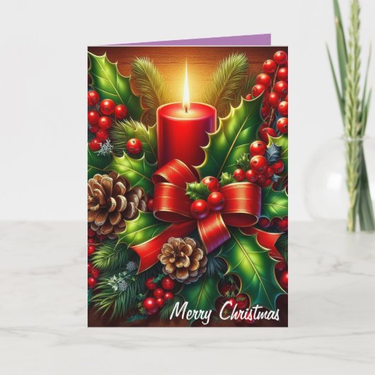 Vrolijk kerstfeest12 kaart (Voorkant)