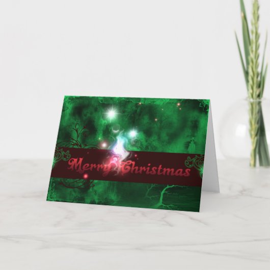 Vrolijk kerstfeest 01 feestdagen kaart (Voorkant)