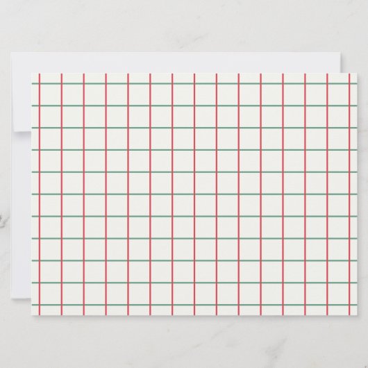 Vrolijk kerstfeest 10 Fotoboom Green Red (Achterkant)