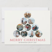 Vrolijk kerstfeest 10 Fotoboom Green Red (Voorkant)