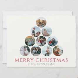 Vrolijk kerstfeest 10 Fotoboom Green Red