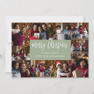 Vrolijk kerstfeest 10 multi-foto - Groene P