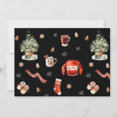 Vrolijk kerstfeest 10 multi-foto - zwart goud (Achterkant)