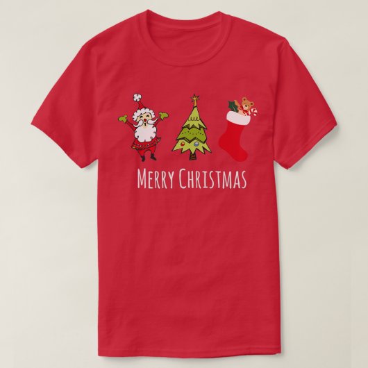 Vrolijk kerstfeest 10 t-shirt (Design voorkant)