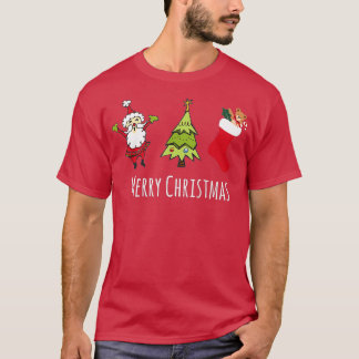 Vrolijk kerstfeest 10 t-shirt