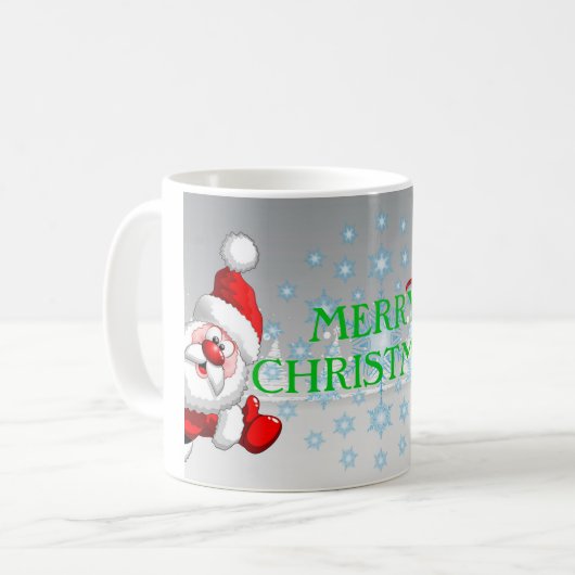 Vrolijk kerstfeest 11 oz klassieke Mok (Voorkant links)