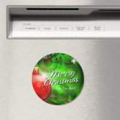 Vrolijk kerstfeest 13 Ornament Magnet (Insitu (Vaatwasser))