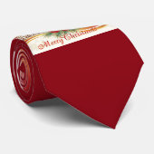 Vrolijk kerstfeest 16 Stropdas (Opgerold)