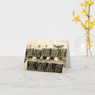 Vrolijk kerstfeest 1933 kaart