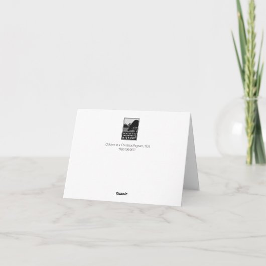 Vrolijk kerstfeest 1933 kaart (Achterkant)