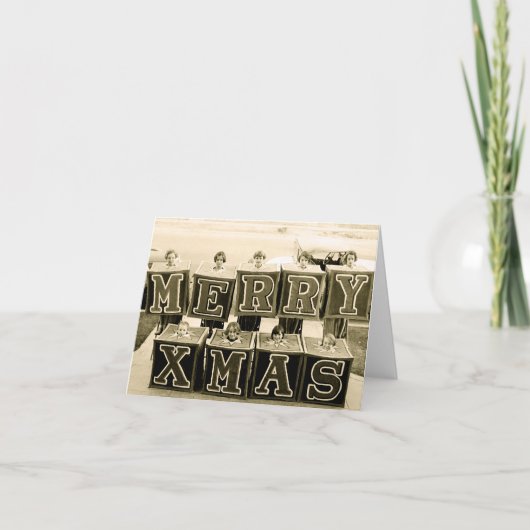 Vrolijk kerstfeest 1933 kaart (Voorkant)