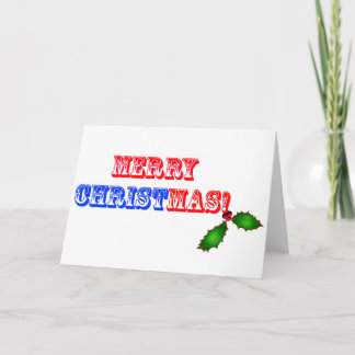 Vrolijk kerstfeest #1 feestdagen kaart